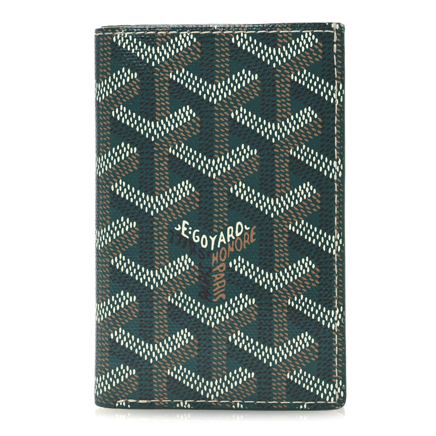 Goyardine Saint Pierre Card Holder Green