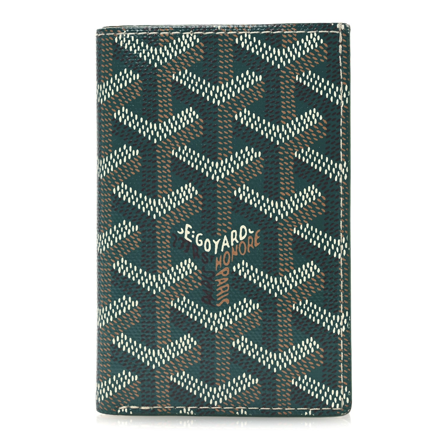 Goyard Goyardine Saint Pierre Card Holder Green 1 of 7