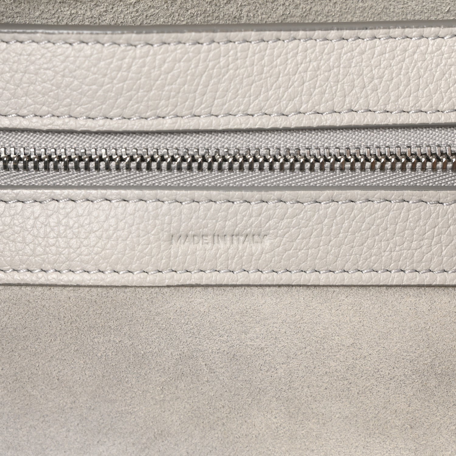 Celine Soft Grained Calfskin Small Belt Cabas Phantom Mineral 7 of 10
