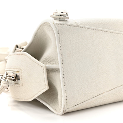 Balenciaga Grained Calfskin Neo Classic Silver Hardware Mini City White 10 of 16