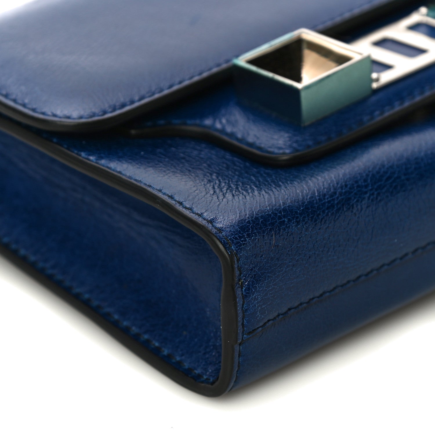 Proenza Schouler Calfskin PS11 Wallet With Strap Sapphire 9 of 13