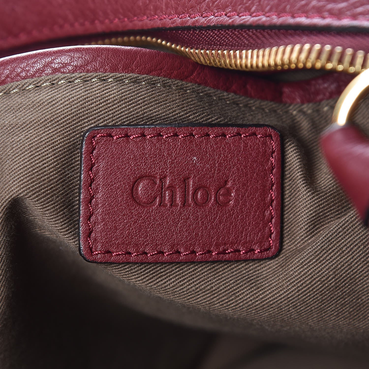 Chloe Calfskin Medium Marcie Satchel Cocoa 6 of 7