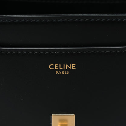 Celine Satinated Calfskin Mini 16 Top Handle Bag Black 6 of 8
