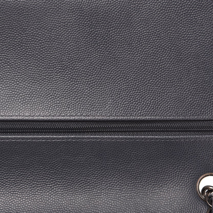 Chanel Caviar Quilted Jumbo Double Flap Grey 10 of 11