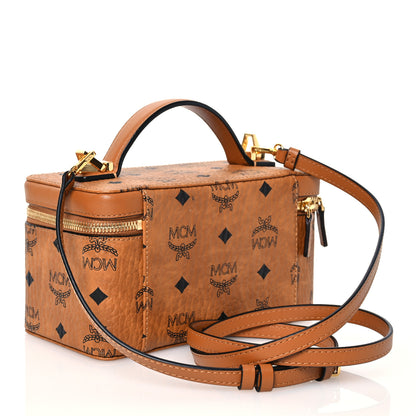 MCM Visetos Rockstar Vanity Case Cognac 3 of 10
