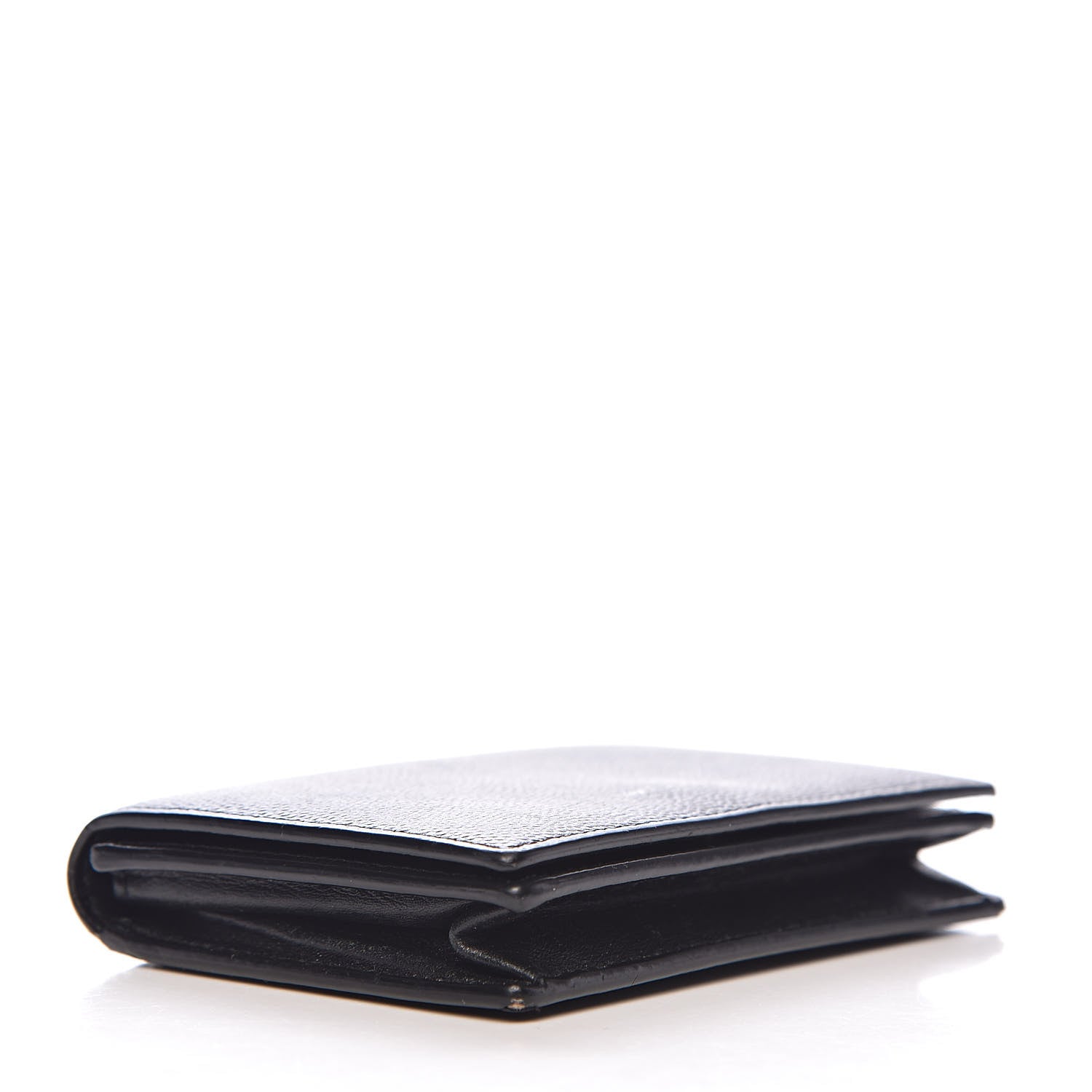 Saint Laurent Grain De Poudre Business Card Case Black 4 of 12