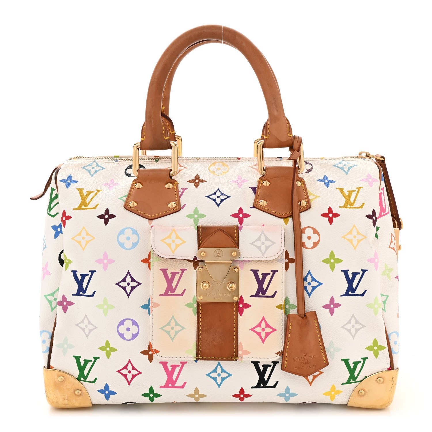 Louis Vuitton Monogram Multicolor Speedy 30 White 1 of 12