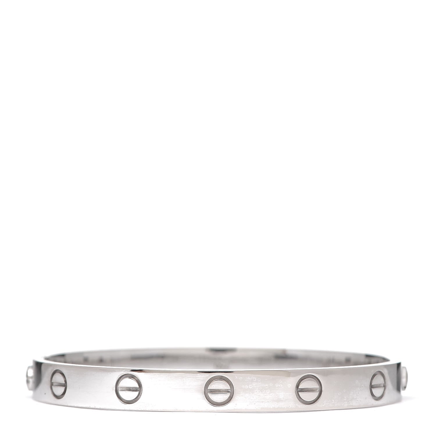 Cartier 18K White Gold LOVE Bracelet 16 3 of 7