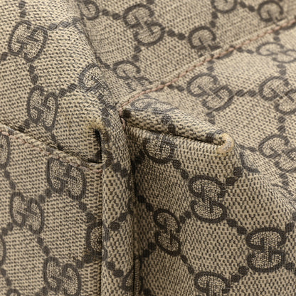 Gucci GG Plus Monogram Messenger Diaper Bag Dark Brown 14 of 16