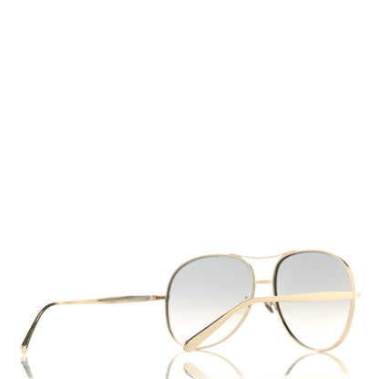 Chloe Metal Aviator CE127S Sunglasses Gold 4 of 8