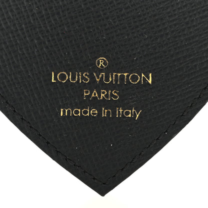 Louis Vuitton Calfskin World Tour Bag Charm Key Holder Black 3 of 3