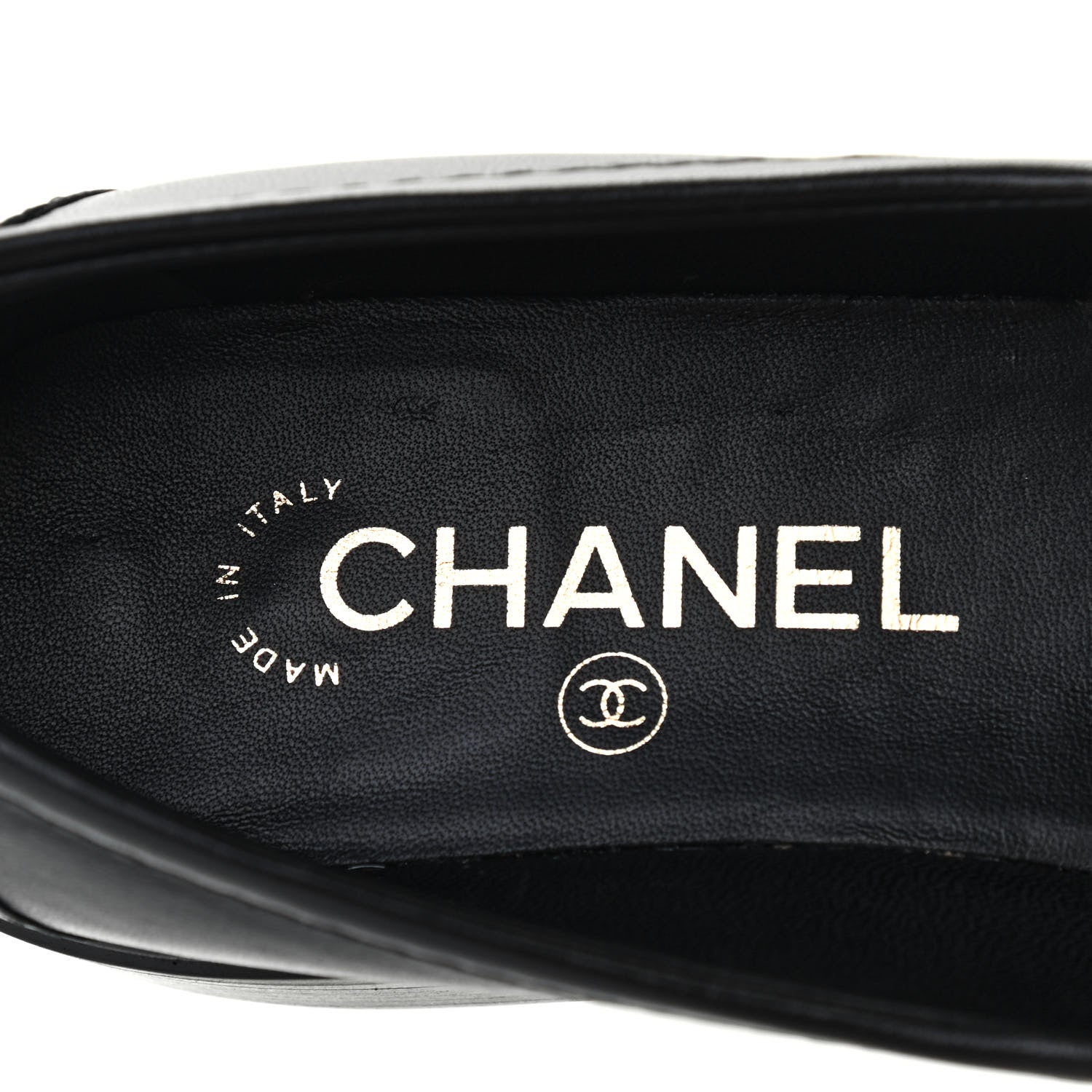 Chanel Lambskin Quilted CC Turnlock Loafers 38 Black 6 of 8
