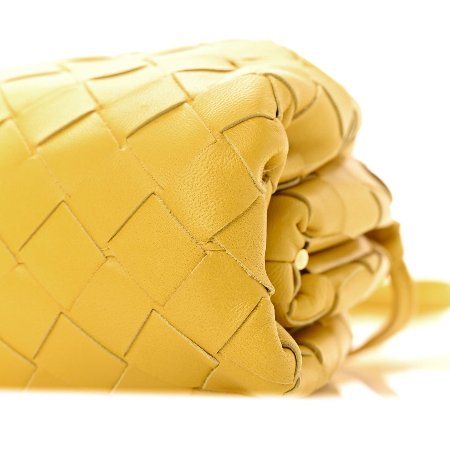 Nappa Intrecciato The Mini Pouch Buttercup