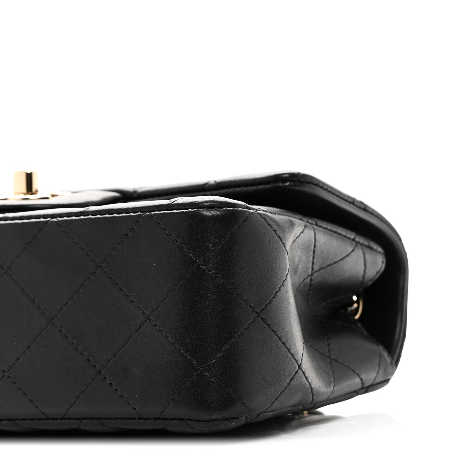 Chanel Lambskin Quilted Mini Rectangular Flap Black 10 of 10