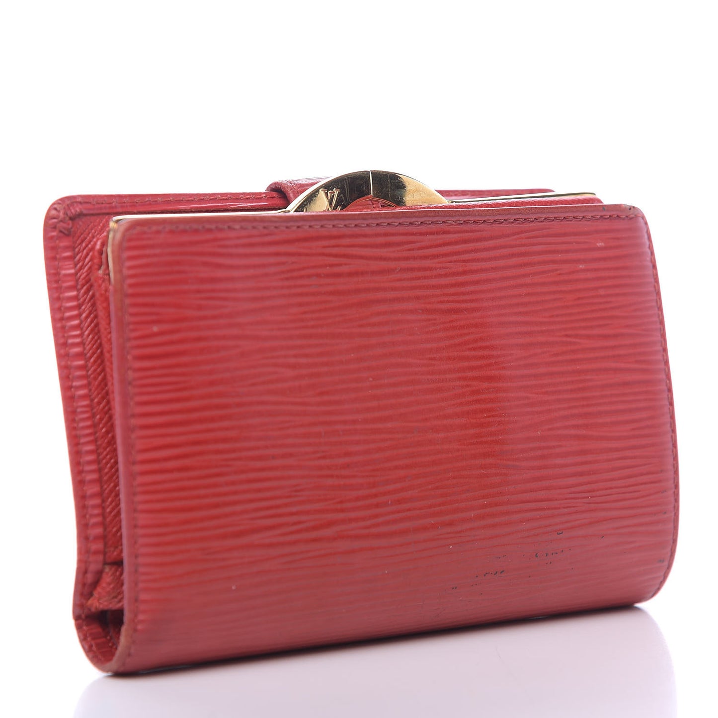 Epi French Purse Wallet Castillan Red