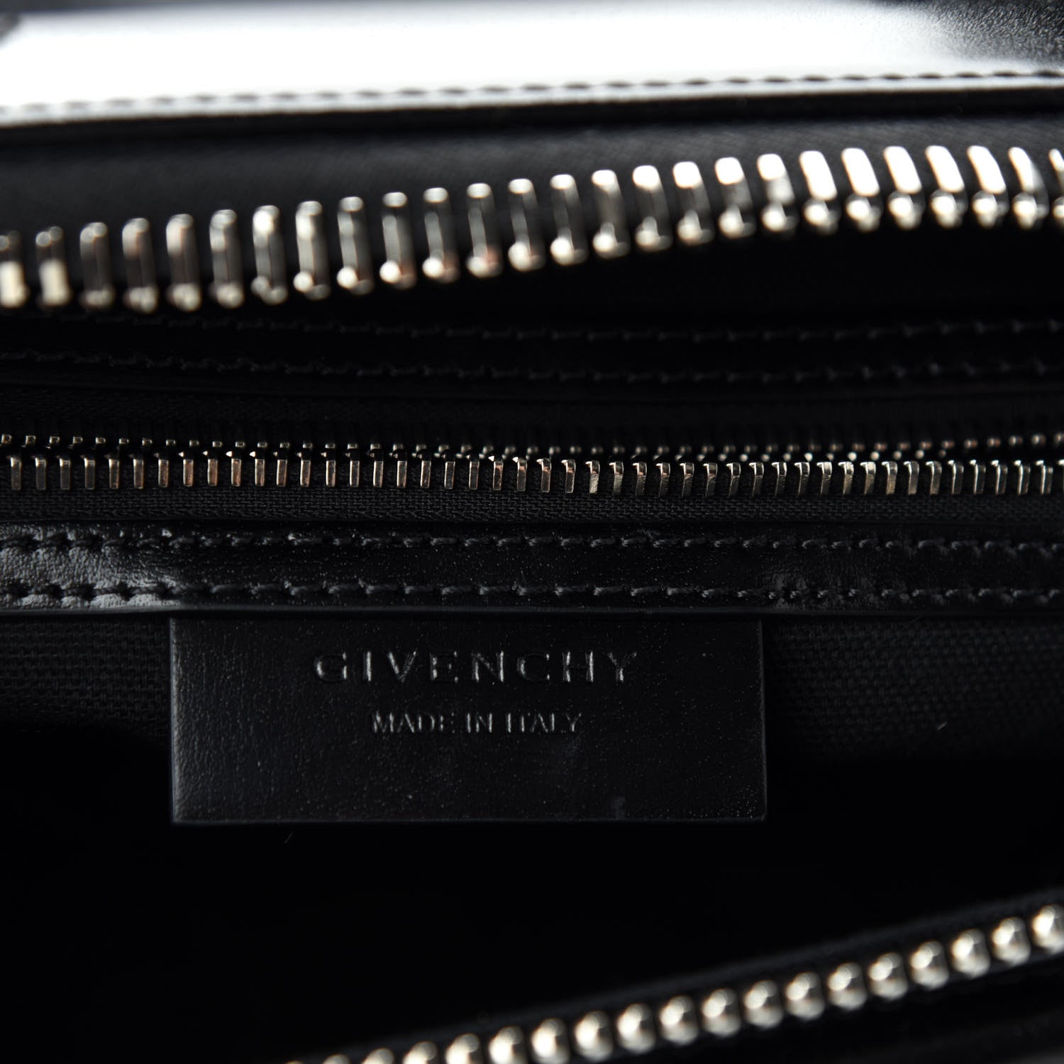 Givenchy Shiny Lord Calfskin Small Antigona Black 8 of 10