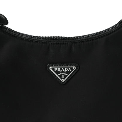 Prada Tessuto Nylon Mini Re-Edition 2000 Bag Black 7 of 9