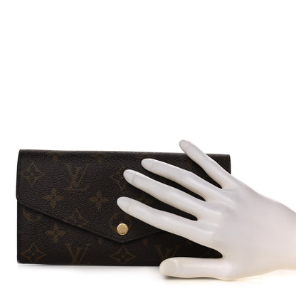 Louis Vuitton Monogram Sarah Wallet NM Coquelicot 2 of 11