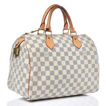 Louis Vuitton Damier Azur Speedy 30 3 of 18