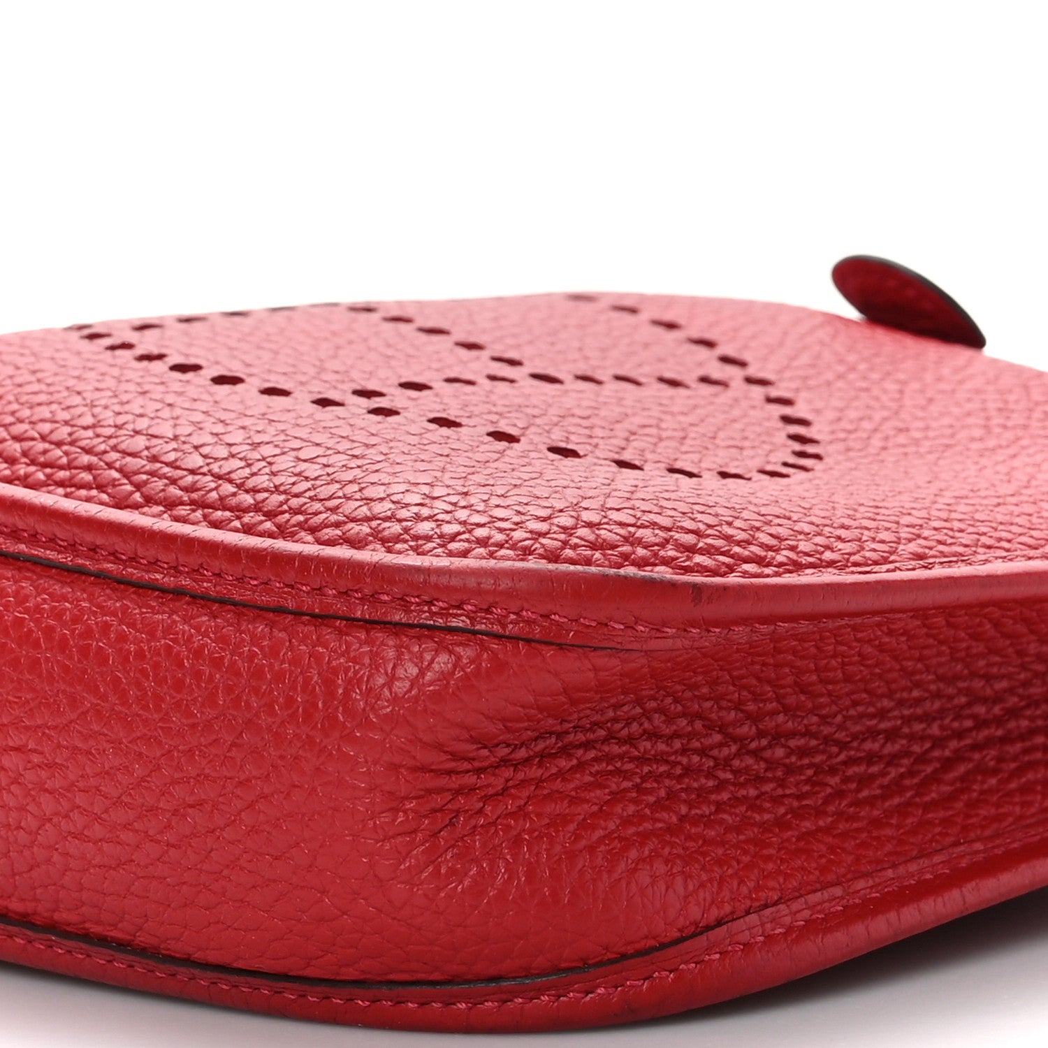 Hermes Taurillon Clemence Evelyne TPM Rouge Casaque 9 of 9