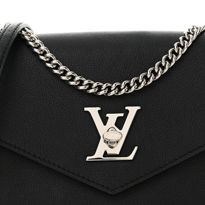 Louis Vuitton Soft Calfskin My Lockme Chain Bag BB Black 7 of 16