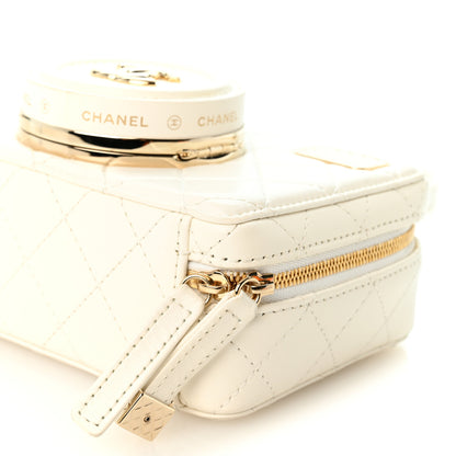 Chanel Lambskin Quilted Coco Click Bag White 10 of 10