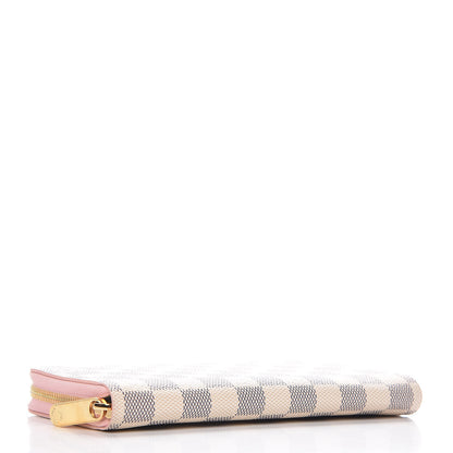 Louis Vuitton Damier Azur Zippy Wallet Rose Ballerine 4 of 8