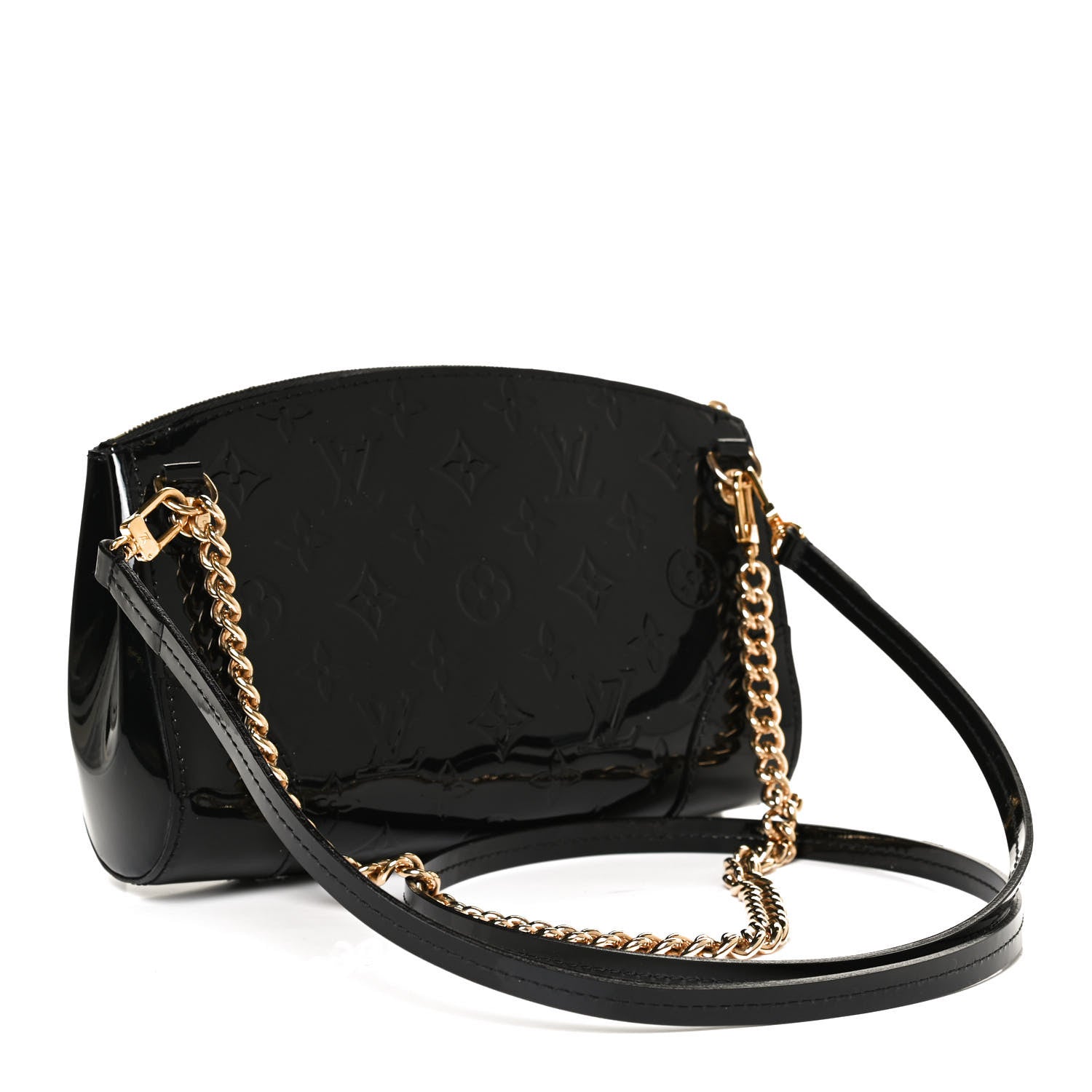 Louis Vuitton Vernis Santa Monica Clutch Noir Magnetique 3 of 9