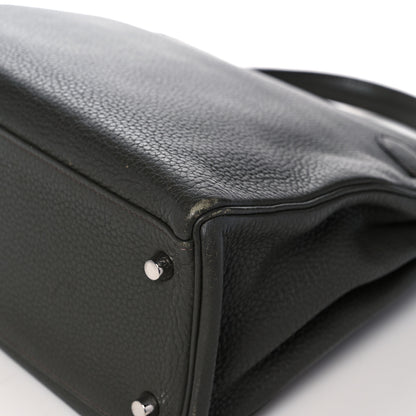 Hermes Taurillon Clemence Kelly Retourne 32 Vert De Gris 38 of 41