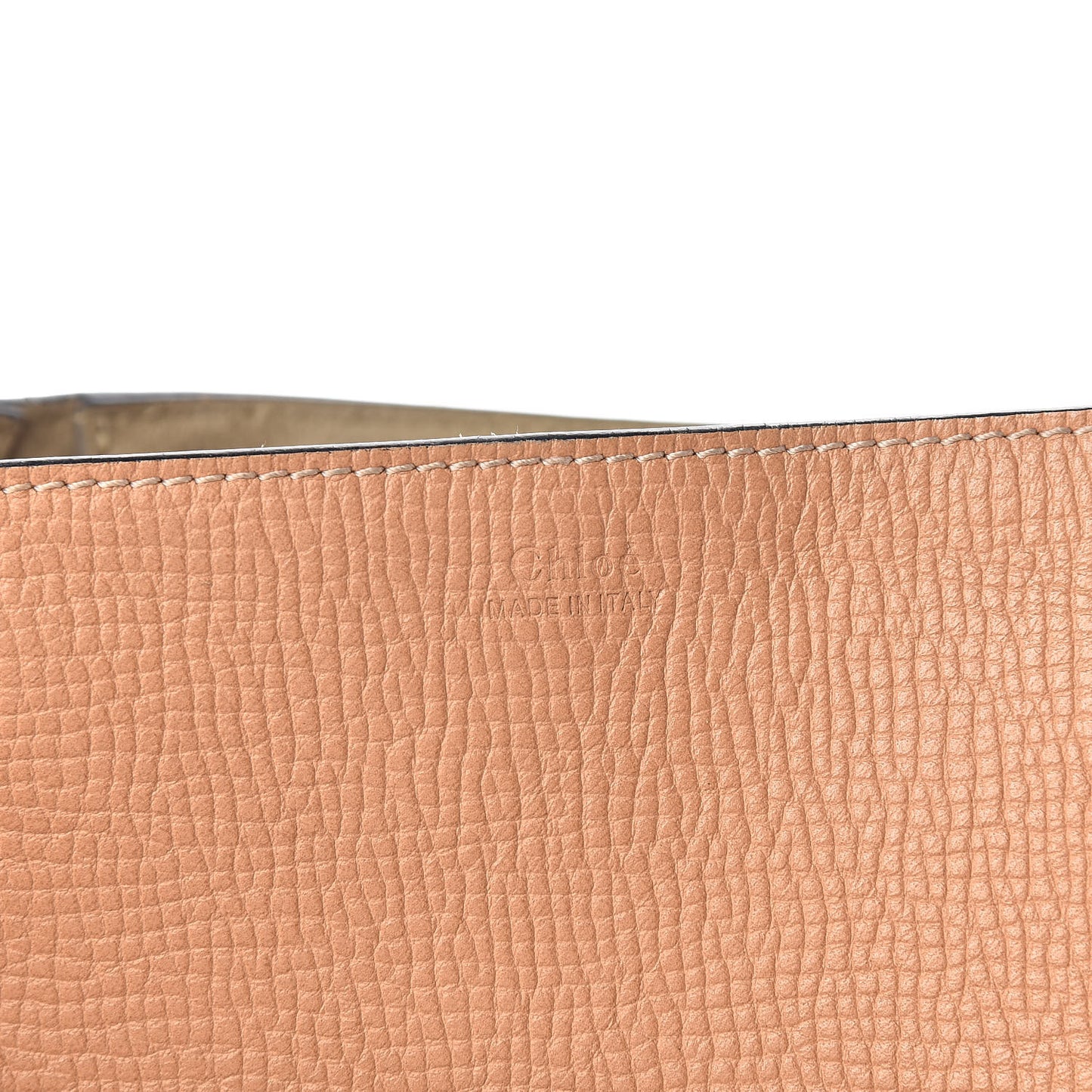 Grained Calfskin Lambskin Medium Bi-Color Drew Shoulder Bag Wet Sand Sunflower