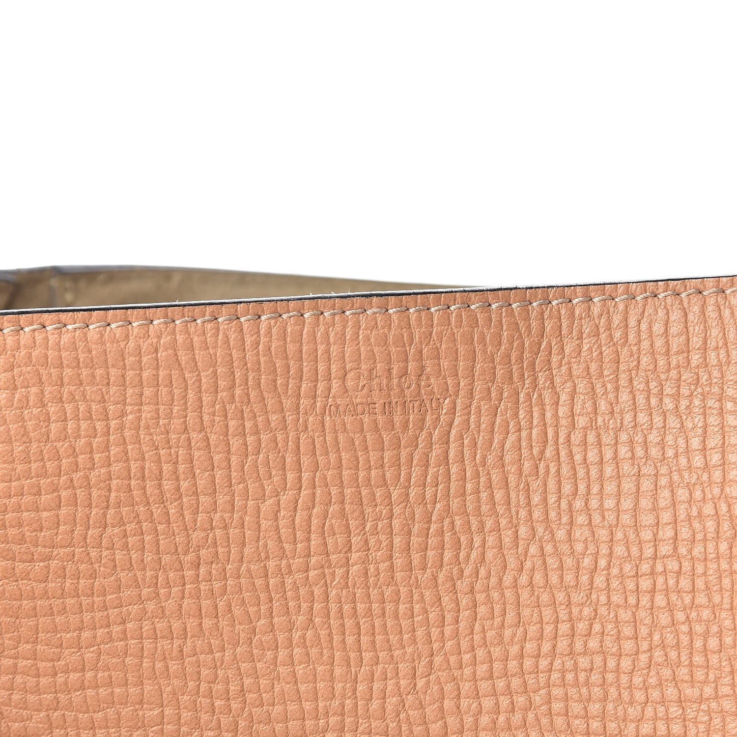 Chloe Grained Calfskin Lambskin Medium Bi-Color Drew Shoulder Bag Wet Sand Sunflower 6 of 13