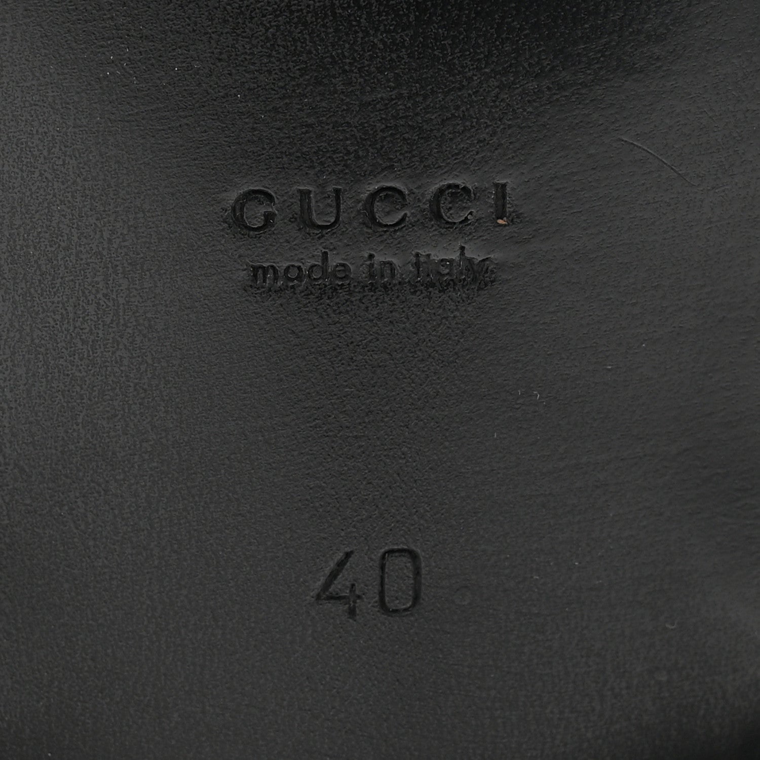 Gucci Calfskin Millennial Ribot Womens GG Loafers 40 Black 7 of 10