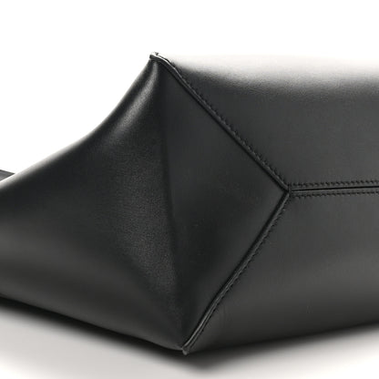 Loewe Shiny Calfskin Medium Puzzle Fold Tote Black 8 of 9
