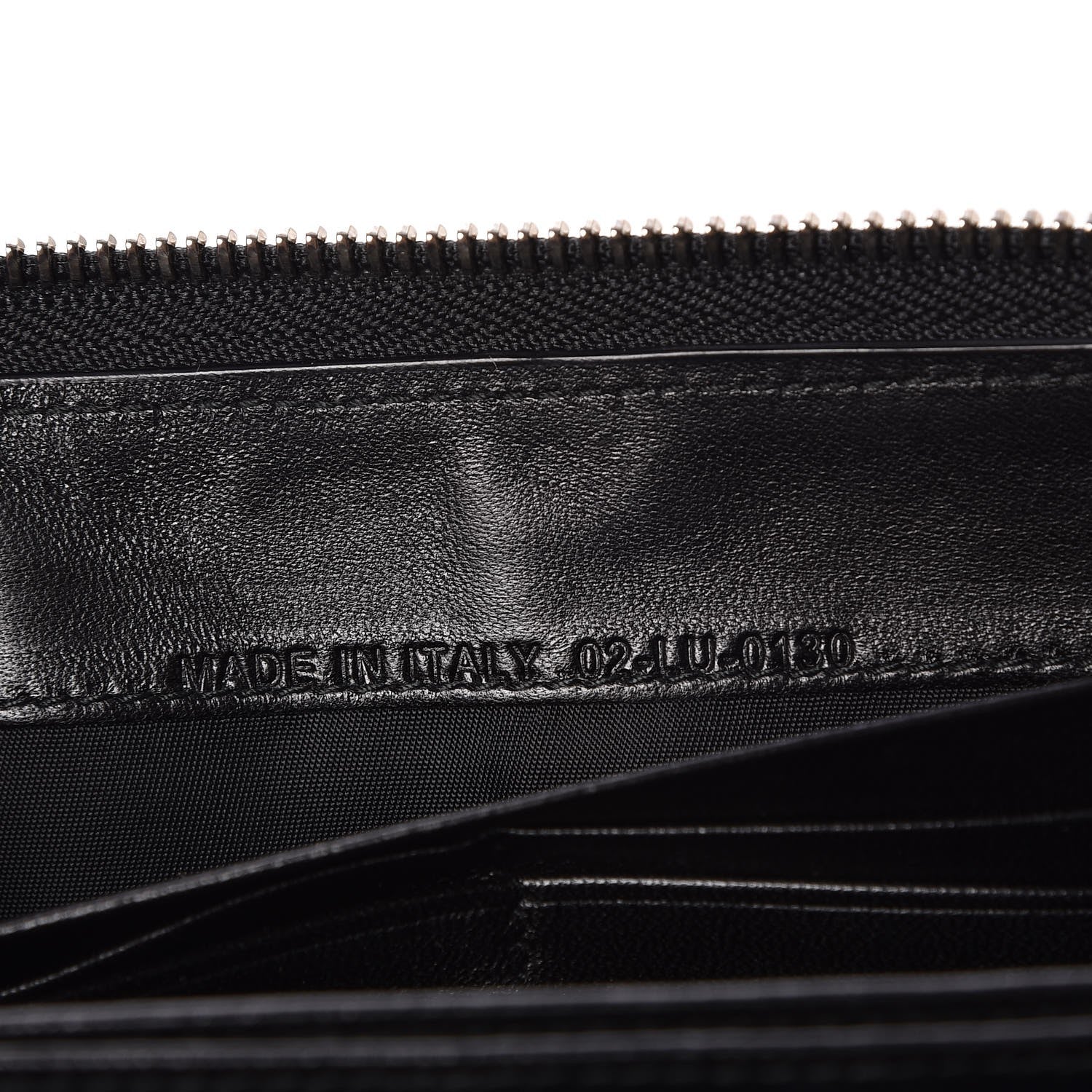 Christian Dior Lambskin Cannage Voyageur Wallet Black 7 of 7