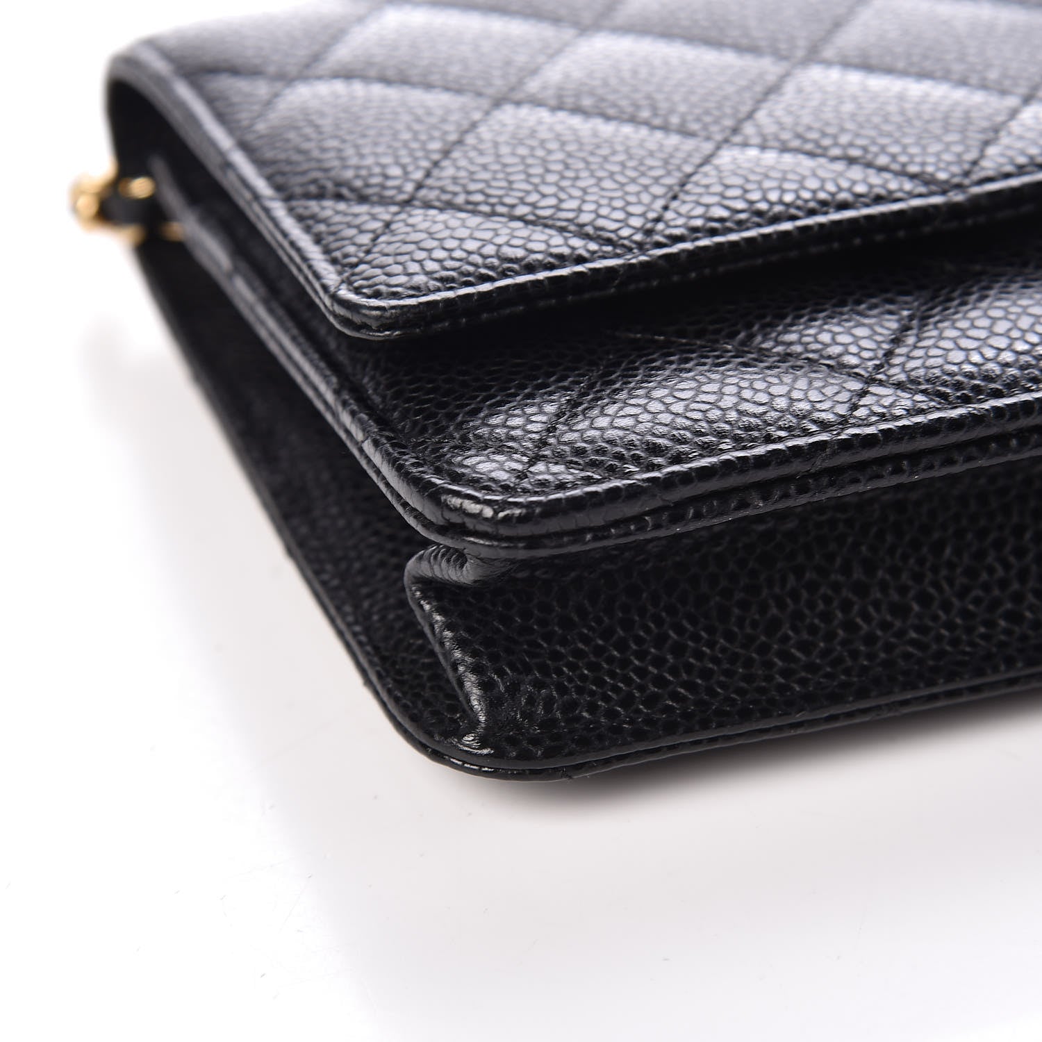 Chanel Caviar Quilted Wallet On Chain WOC Black 5 of 11