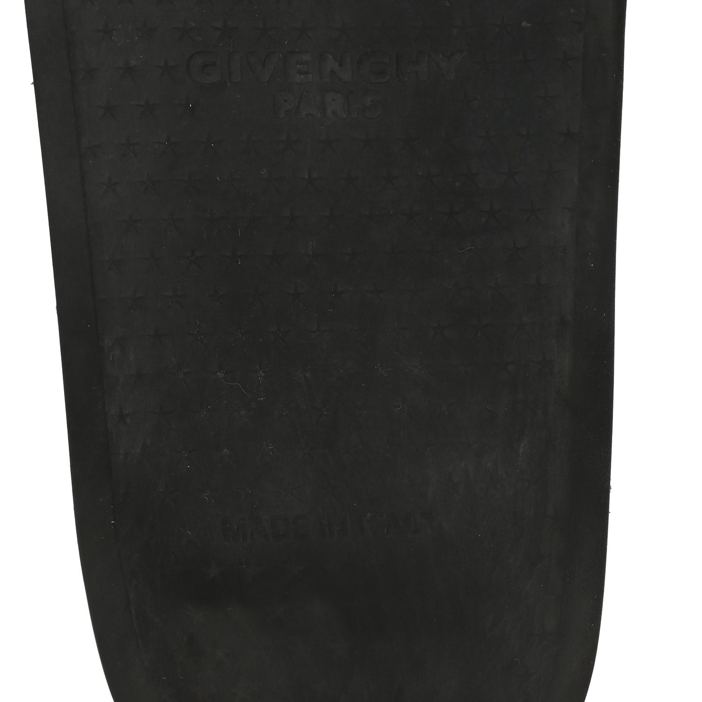Rubber Logo Pool Slide Sandals 41 Black