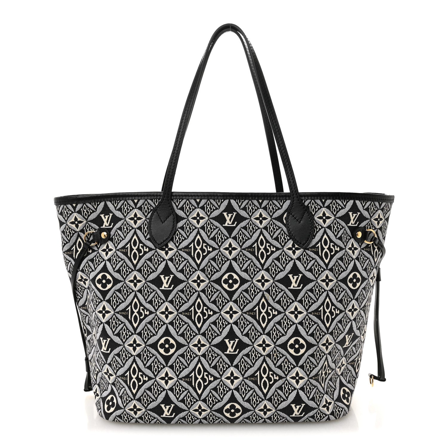 Louis Vuitton Jacquard Since 1854 Neverfull MM Grey 1 of 13