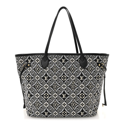 Louis Vuitton Jacquard Since 1854 Neverfull MM Grey 1 of 13