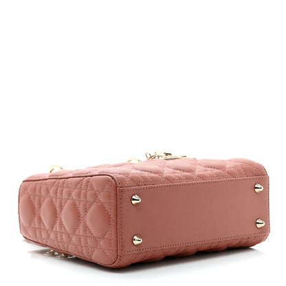 Christian Dior Lambskin Cannage Small My ABCDior Lady Dior Rust 4 of 10