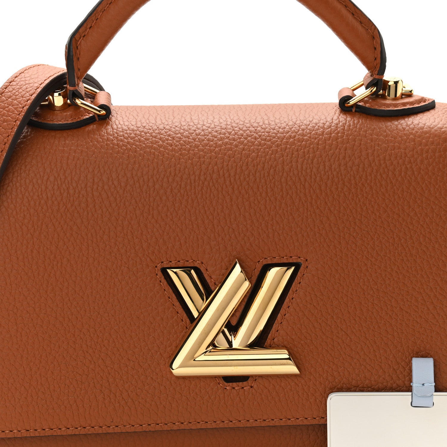 Louis Vuitton Taurillon Twist One Handle PM Caramel 7 of 9
