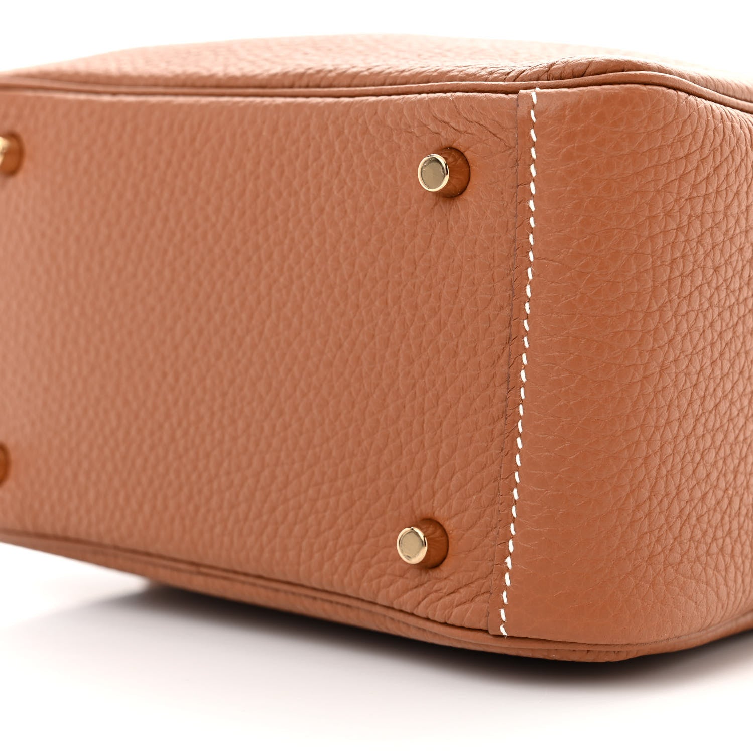 Hermes Taurillon Clemence Mini Lindy 20 Gold 11 of 11