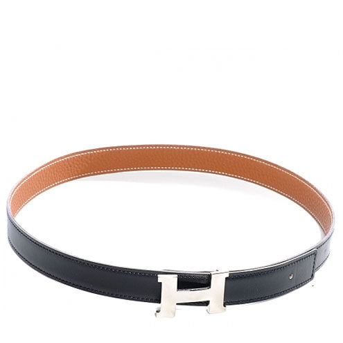 Hermes Box Togo 24mm Mini Constance H Belt Noir Gold 1 of 7