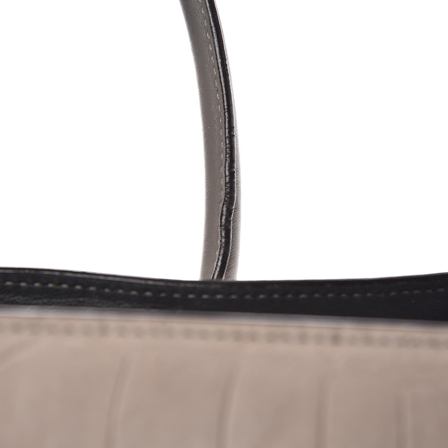 Crocodile Embossed Nubuck Medium Phantom Luggage Grey