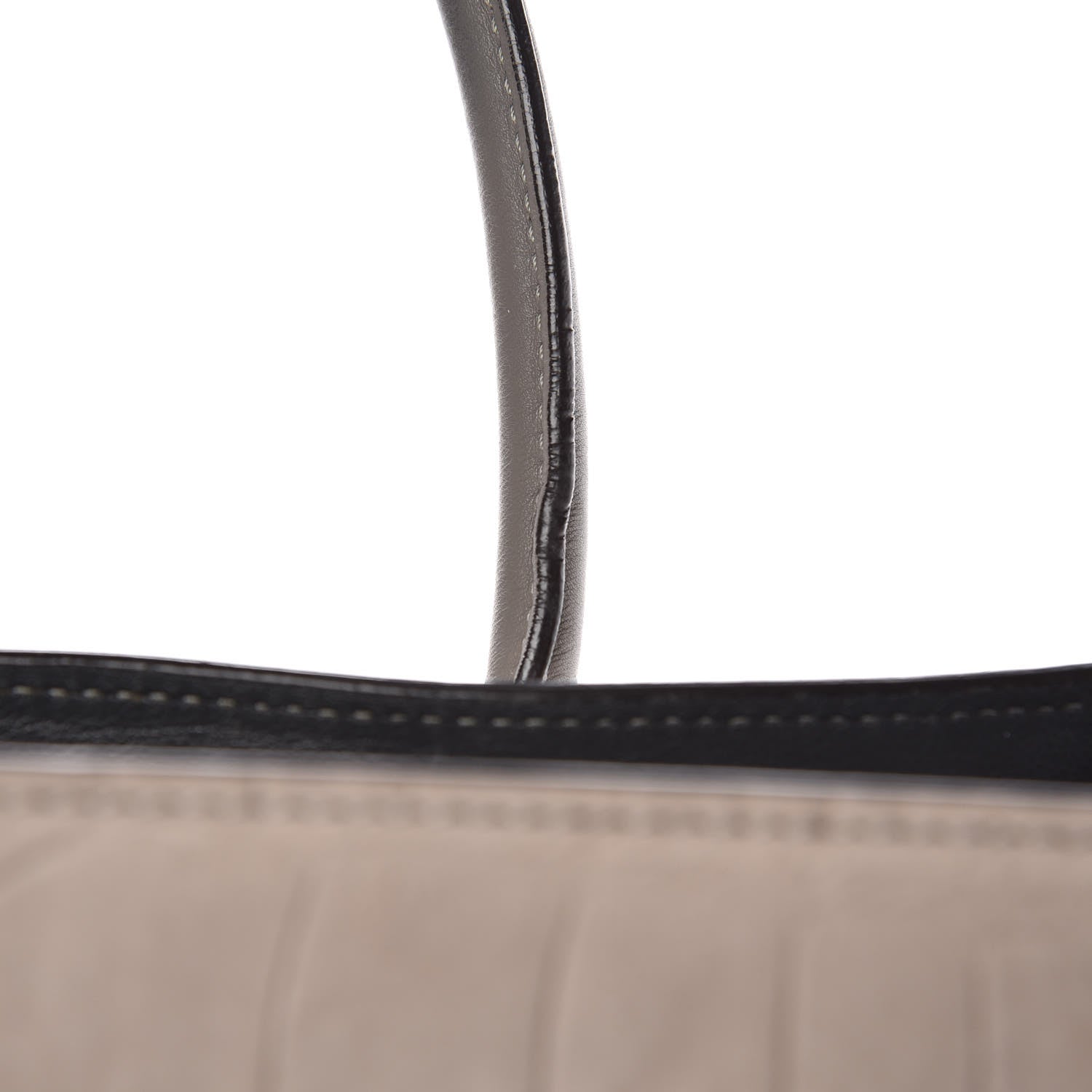 Celine Crocodile Embossed Nubuck Medium Phantom Luggage Grey 19 of 20