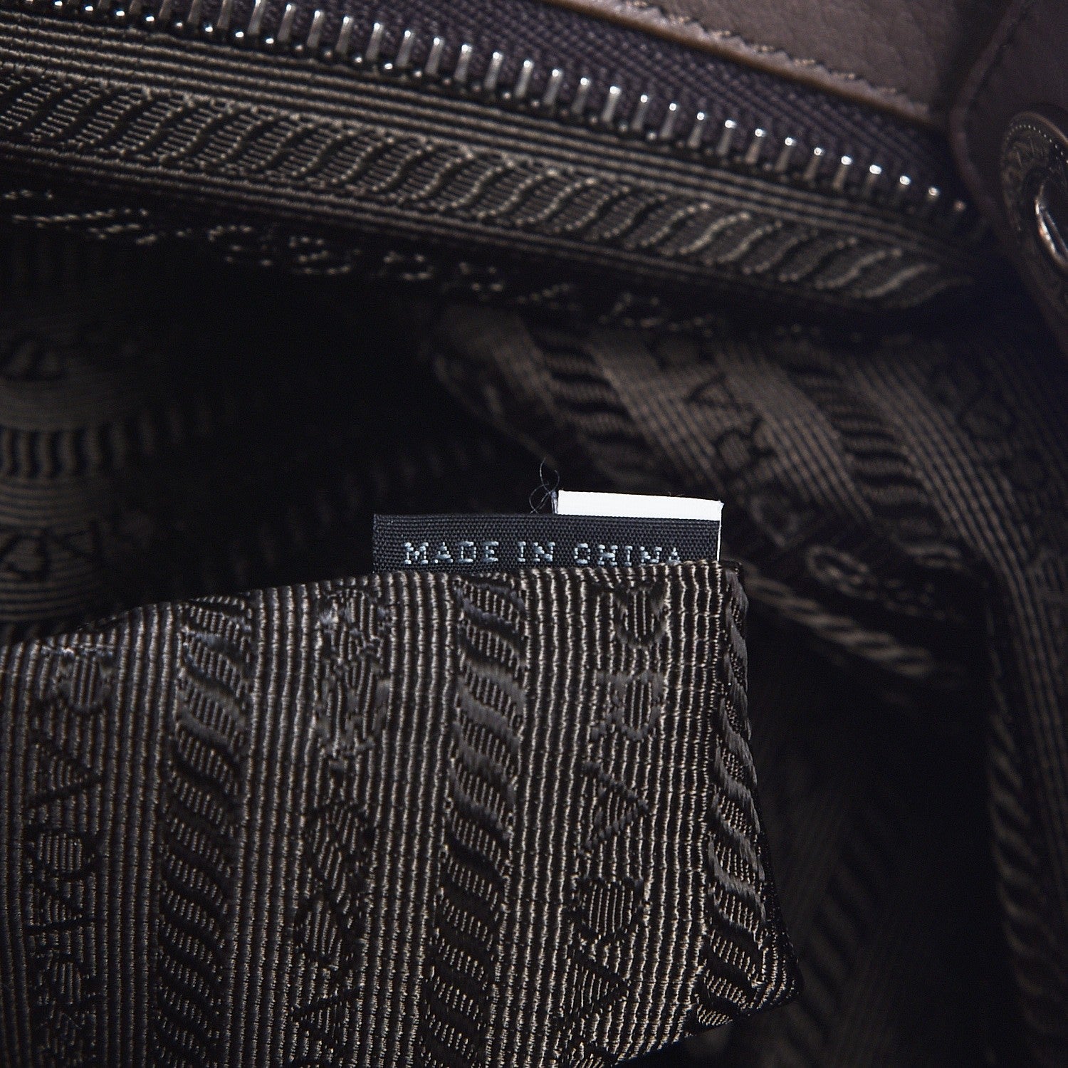 Prada Soft Calf Chain Tote Bambu 7 of 11