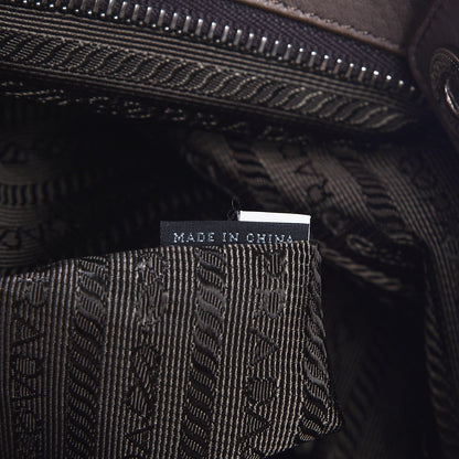 Prada Soft Calf Chain Tote Bambu 7 of 11