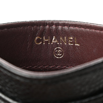Chanel Caviar Quilted Card Holder Black 7 of 9