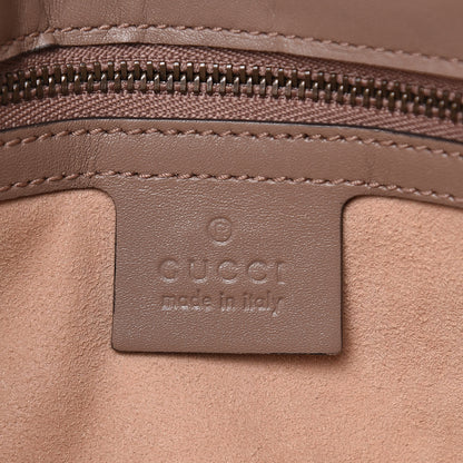 Gucci Calfskin Matelasse Medium GG Marmont Shoulder Bag Porcelain Rose 6 of 14