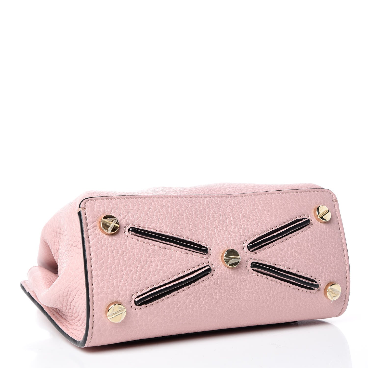 Valentino Garavani Pebbled Calfskin Small Joylock Satchel Loto 4 of 9