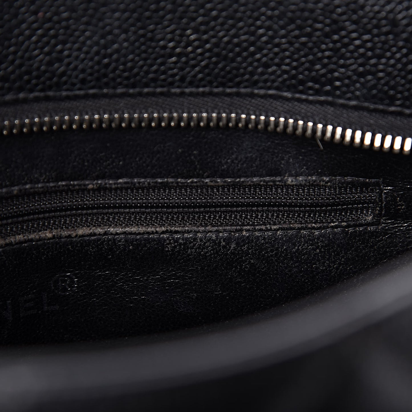 Caviar Quilted Medallion Tote Black